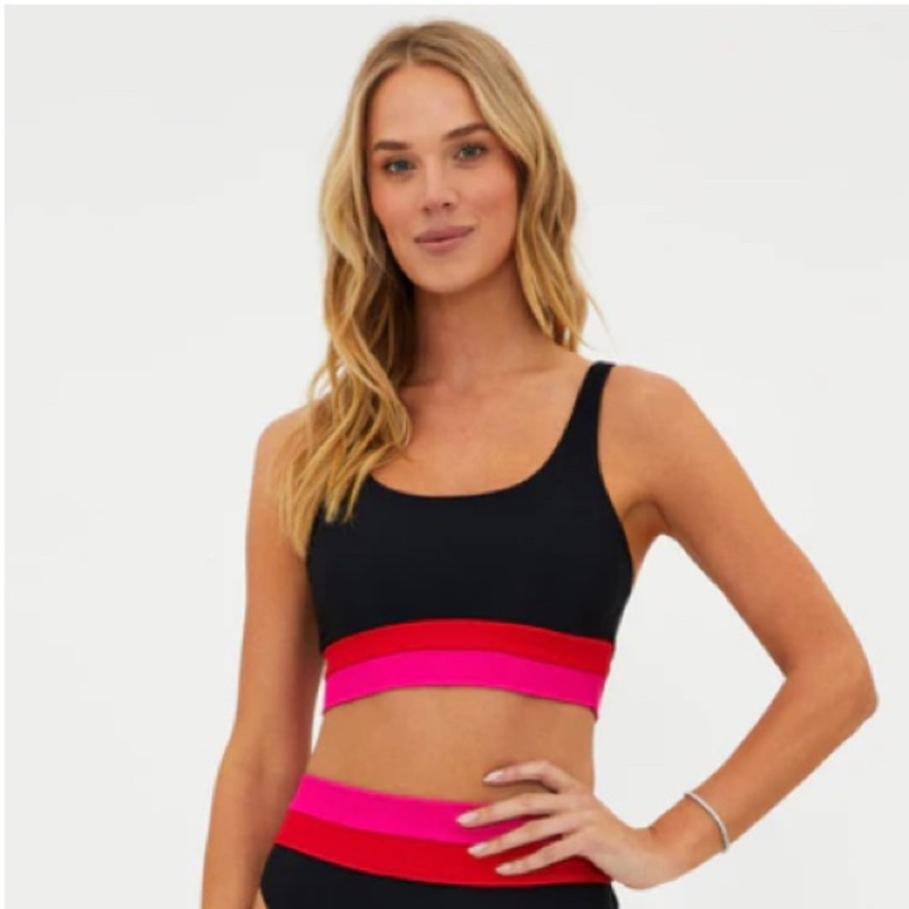 Beach Riot Colorblock Bikini Top